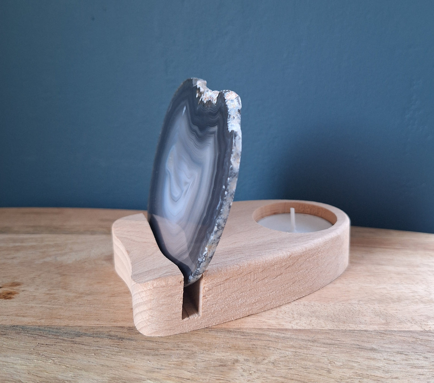 Agaat waxinelichthouder E