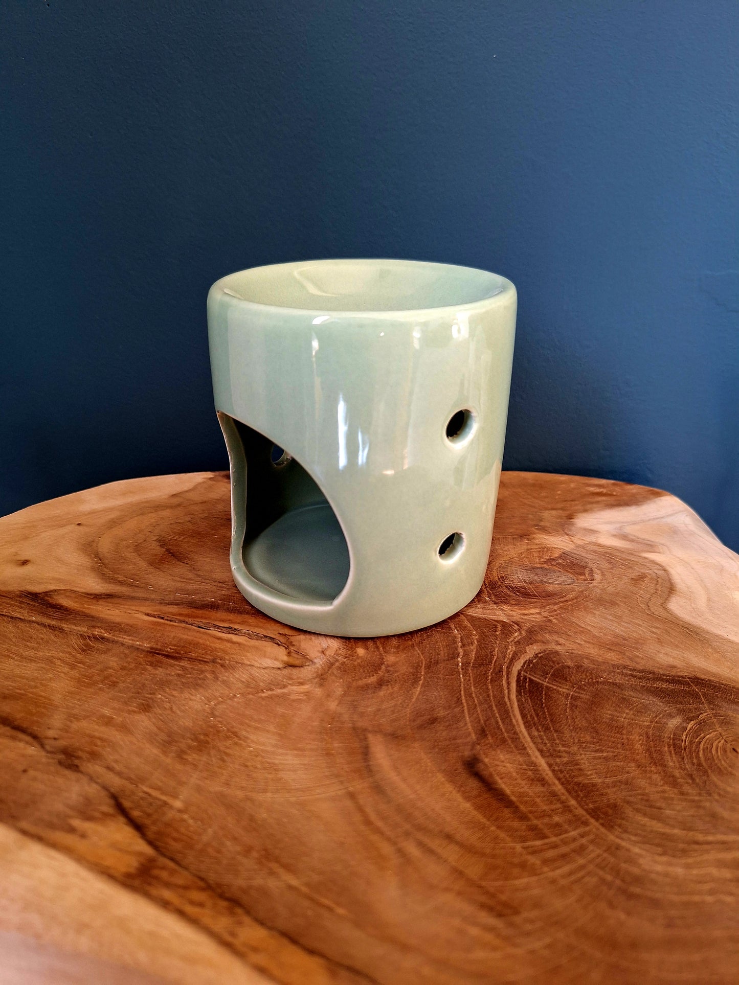 Olie lampje groen