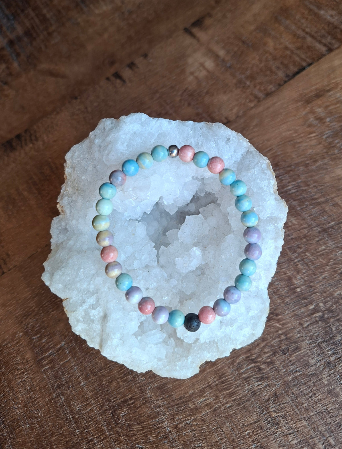 Diffuser armband - Mongoolse agaat