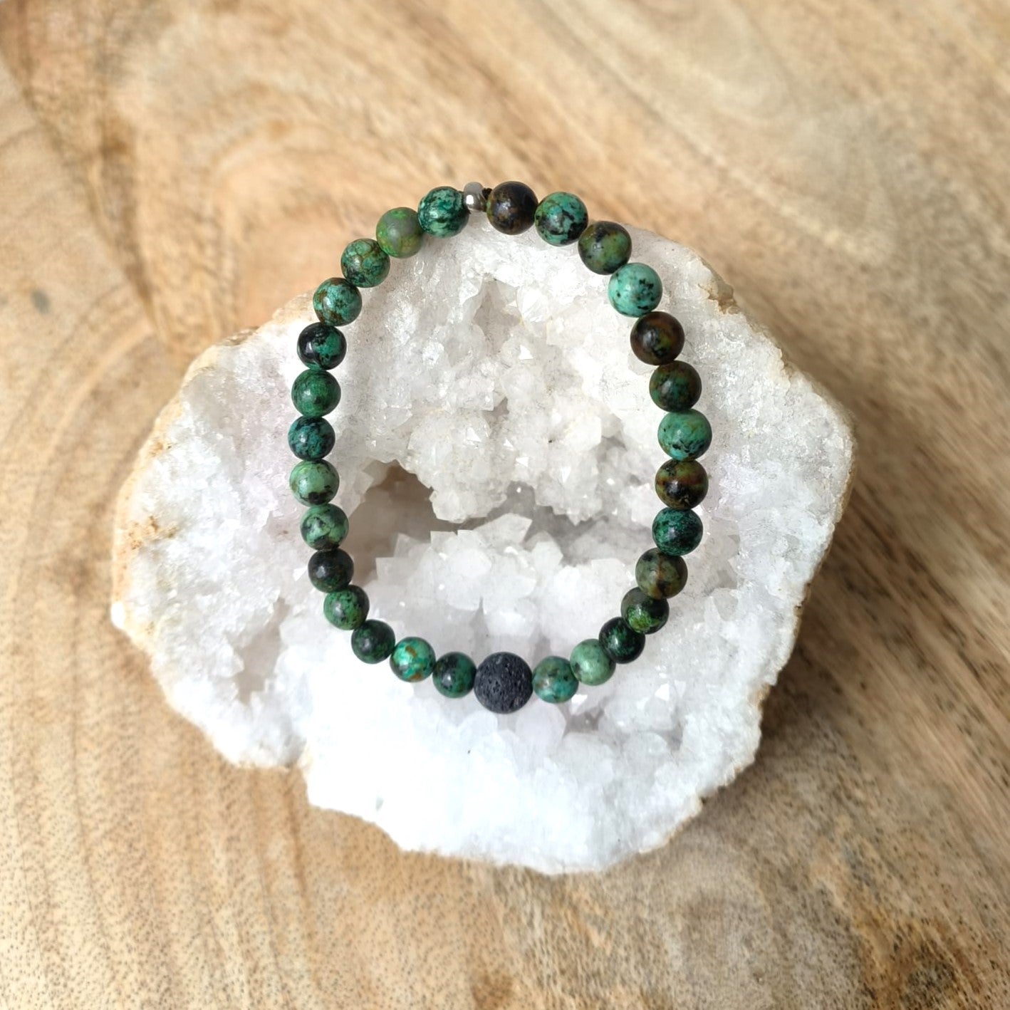 Diffuser armband - Afrikaanse turkoois