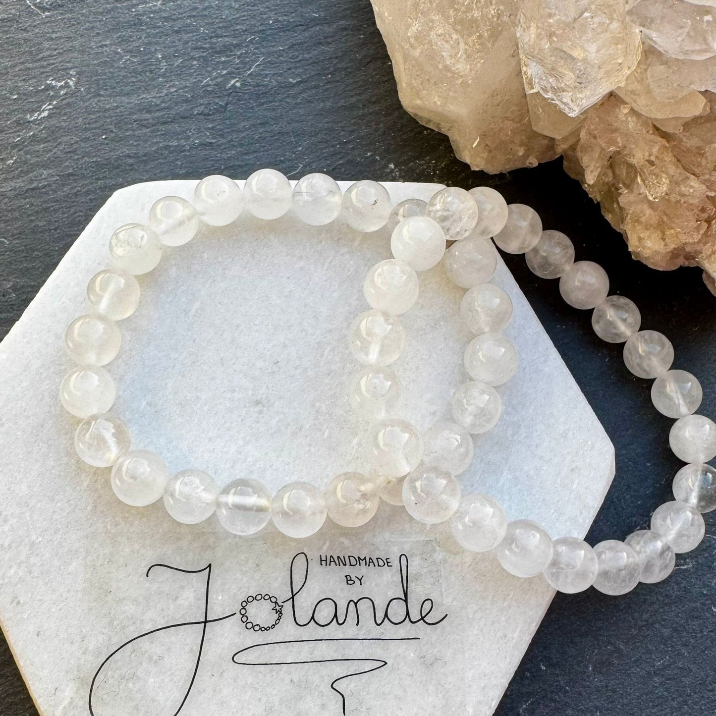 Edelsteen armband - Bergkristal