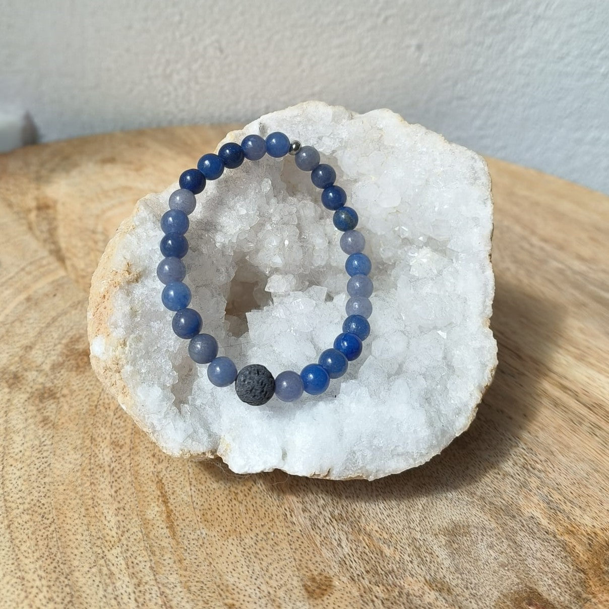 Diffuser armband - Blauwe aventurijn