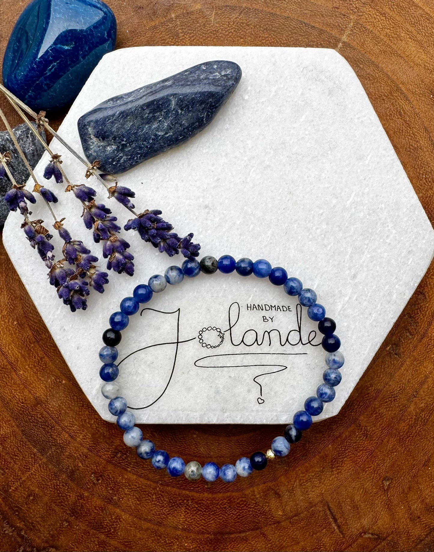 Edelsteen armband - Sodaliet