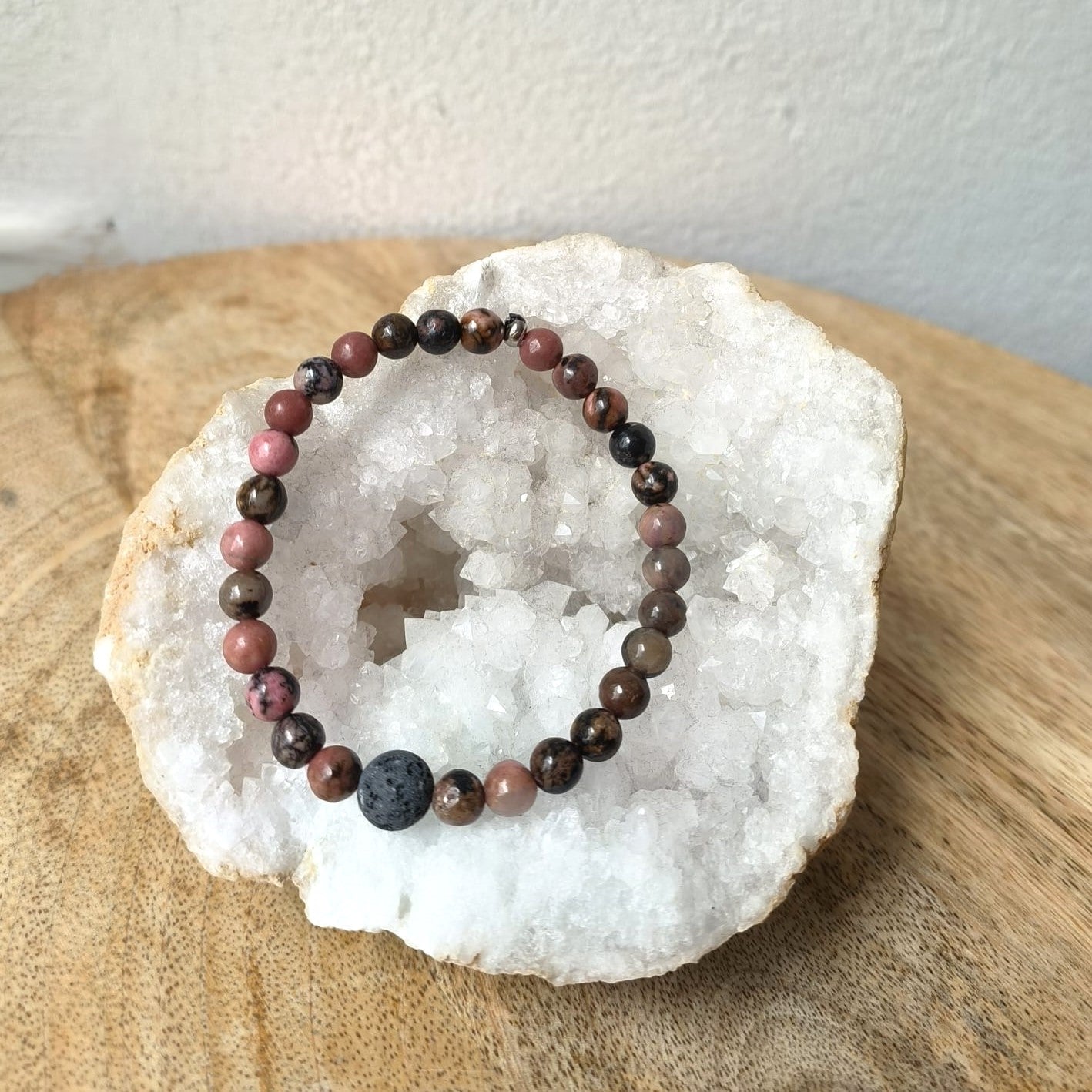 Diffuser armband - Rhodoniet