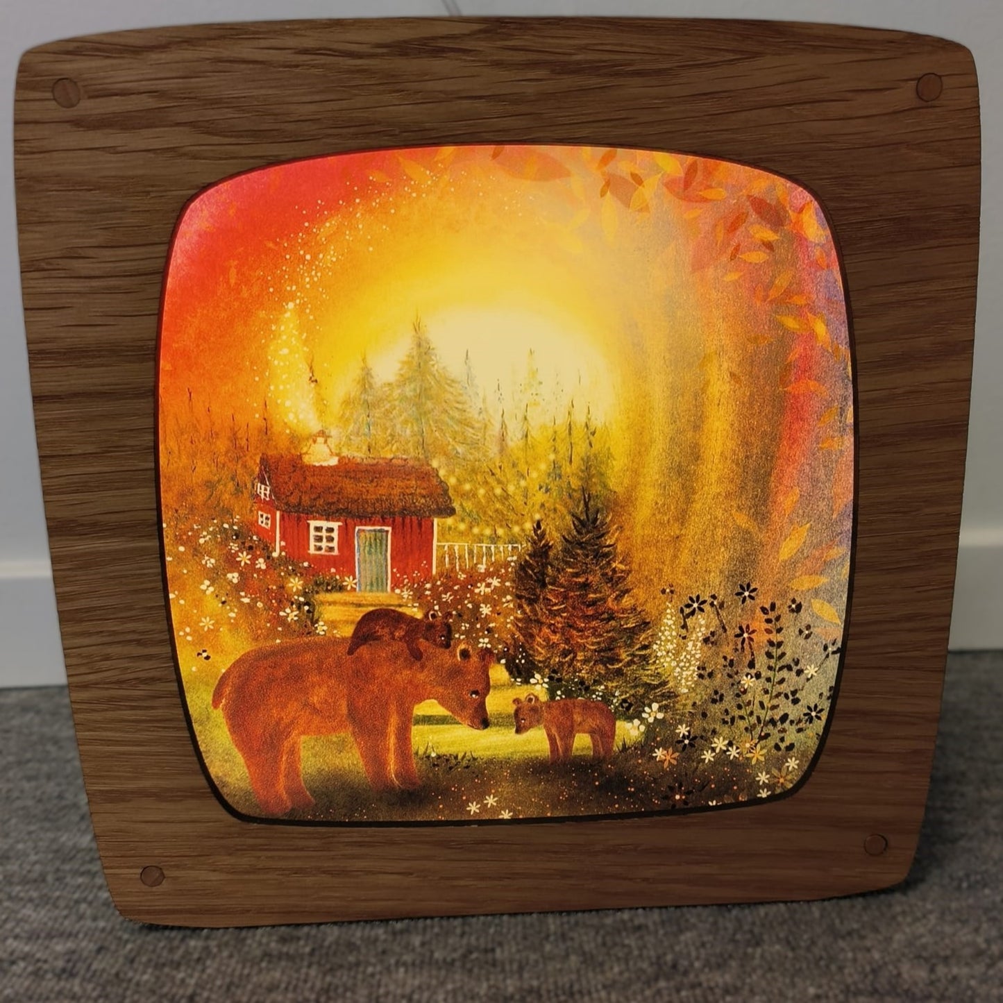 Seizoensplaat ''wild sunset''