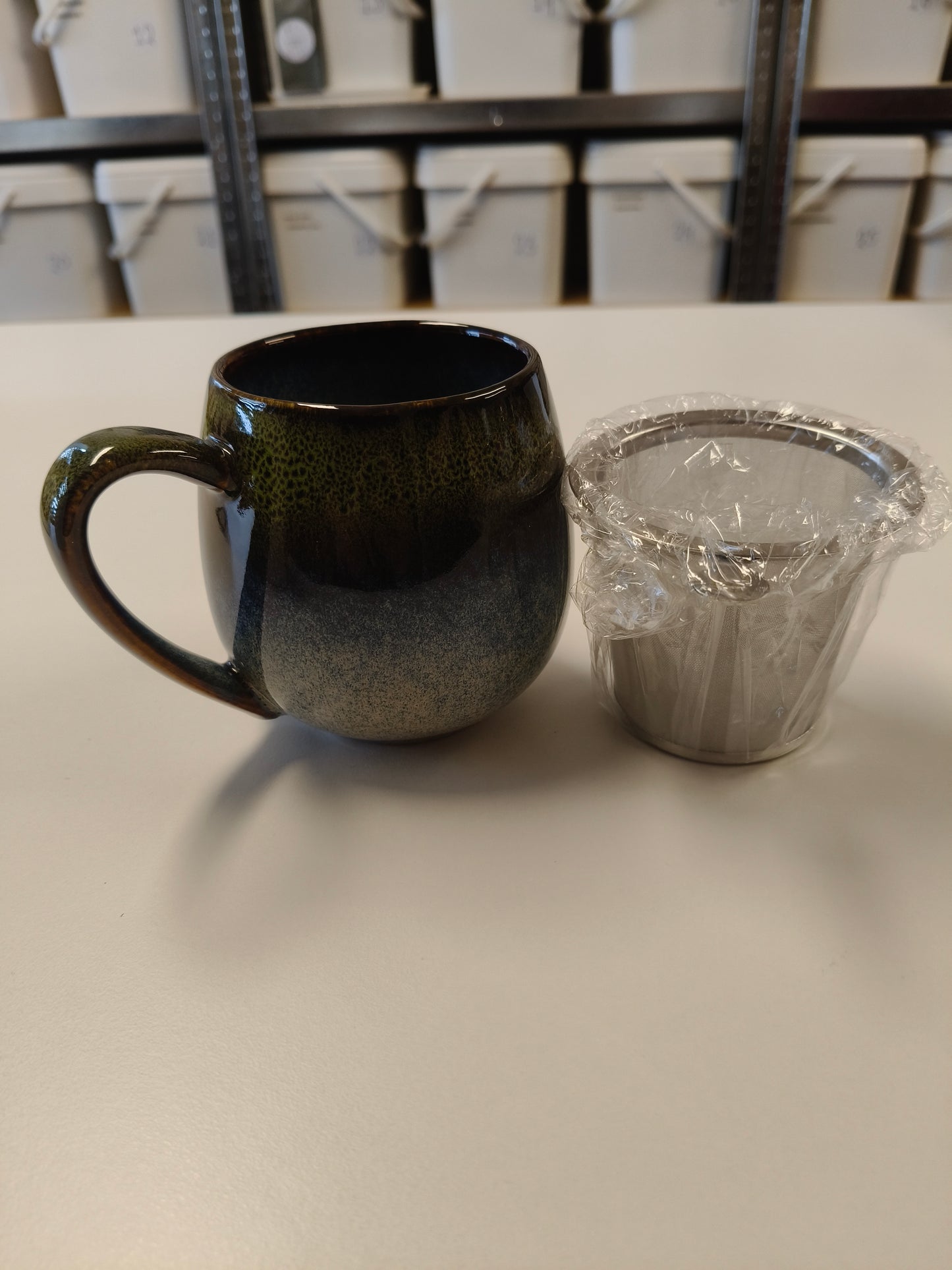 Theemok saara light green (zonder deksel!)