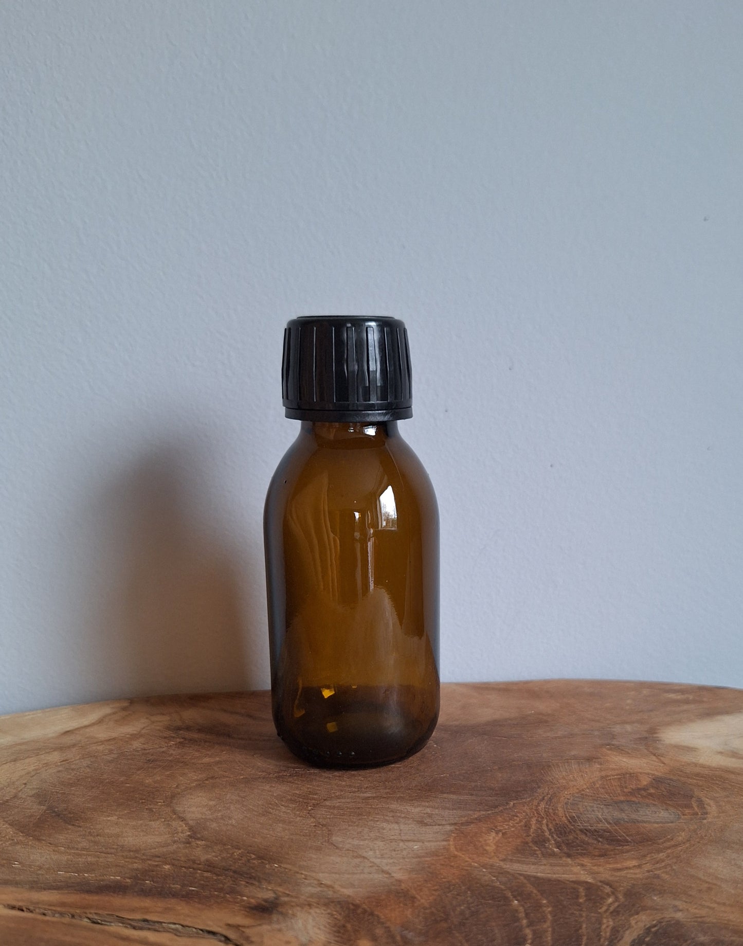 Siroopfles 100 ML - Zwarte dop