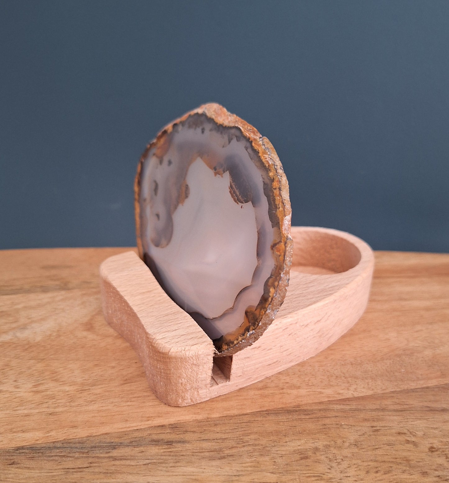 Agaat waxinelichthouder H