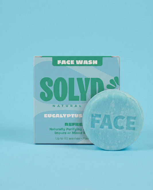 Face wash bar eucalyptus tea tree
