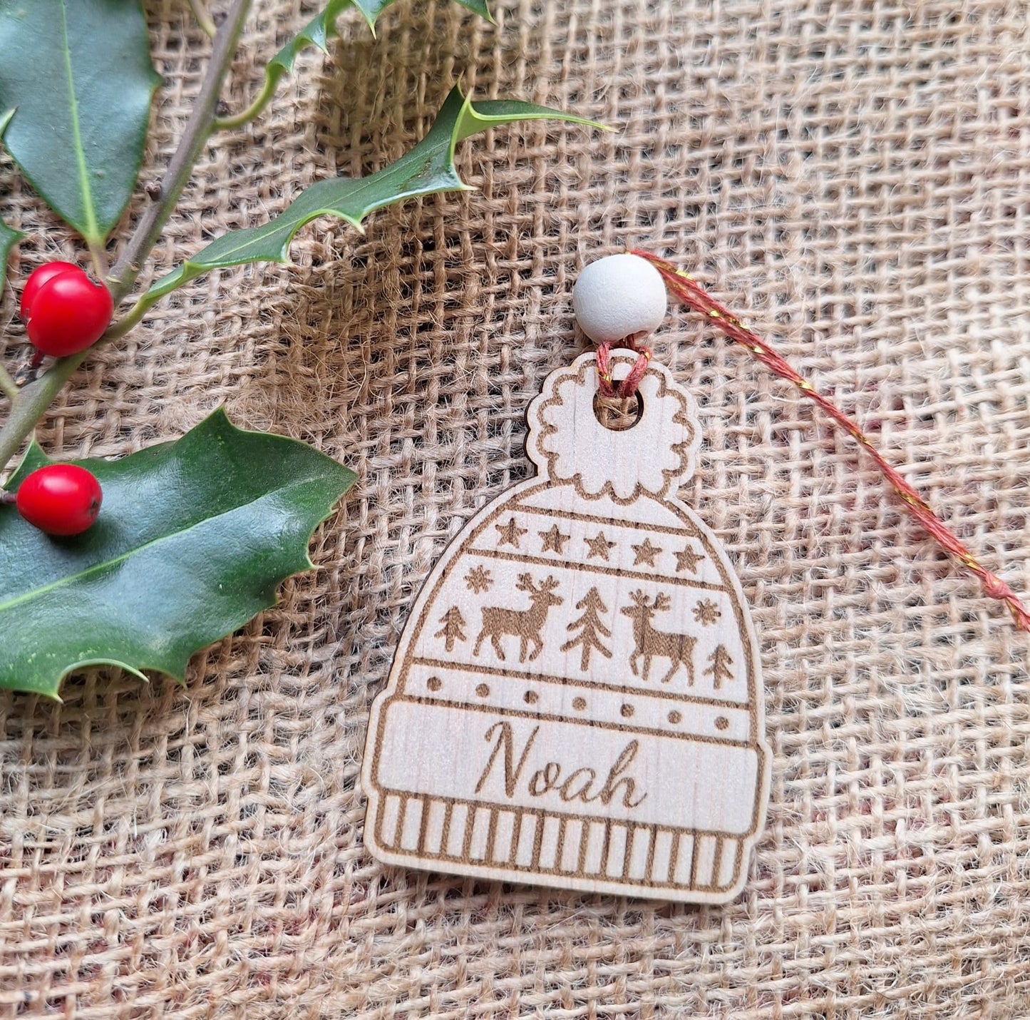 Kerstornament Muts Rendier