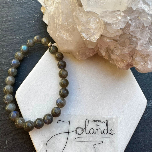 Edelsteen armband - Labradoriet