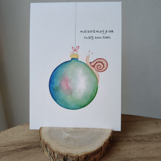 Met kerst mag je ook rustig aan doen