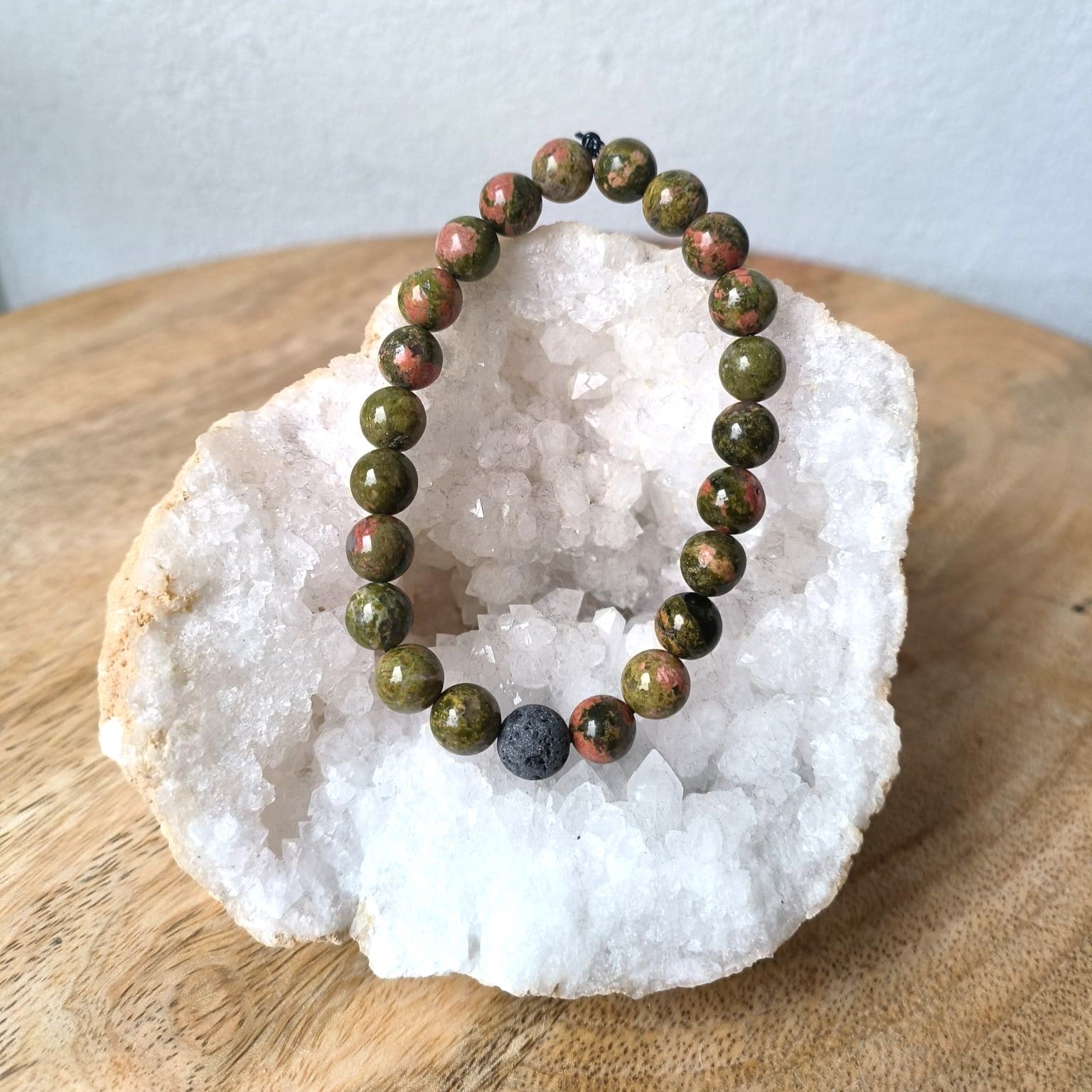 Diffuser armband - Rozenkwarts – Leaf & Lavender Diffuser armband - Rozenkwarts – Leaf & Lavender