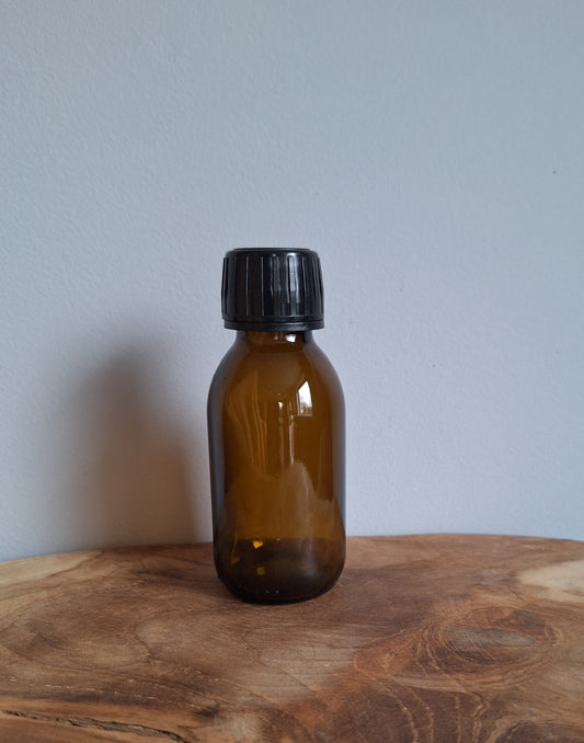 Siroopfles 100 ML - Zwarte dop